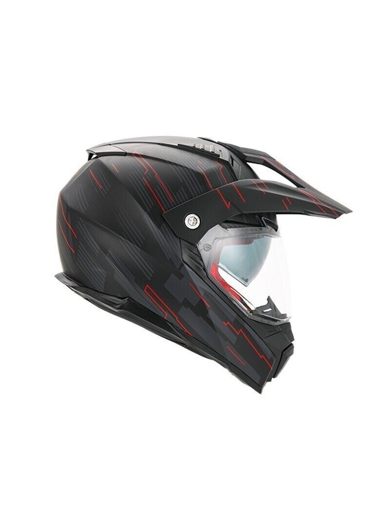 Vito Molino Cross Helmet – Matt Black / Red | ECE 22.06, Sun Visor, Ventilation 4 Vito Molino Cross Helmet – Matt Black / Red | ECE 22.06, Sun Visor, Ventilation 4