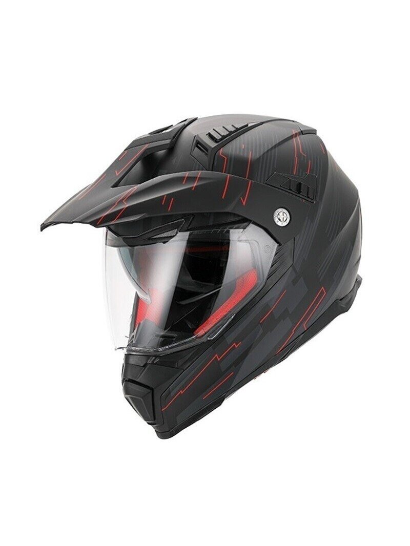 Vito Molino Cross Helmet – Matt Black / Red | ECE 22.06, Sun Visor, Ventilation Vito Molino Cross Helmet – Matt Black / Red | ECE 22.06, Sun Visor, Ventilation