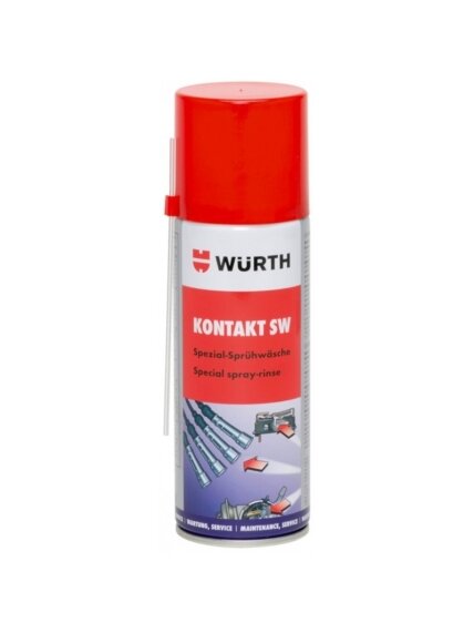 WURTH EL. KONTAKTŲ PLOVIKLIS SW 200ML WURTH EL. KONTAKTŲ PLOVIKLIS SW 200ML