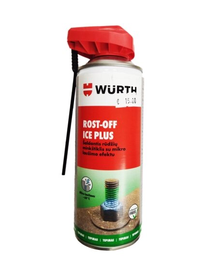 WURTH RUDŽIŲ MINKŠTIKLIS ROST-OFF ICE PLUS 400ML WURTH RUDŽIŲ MINKŠTIKLIS ROST-OFF ICE PLUS 400ML