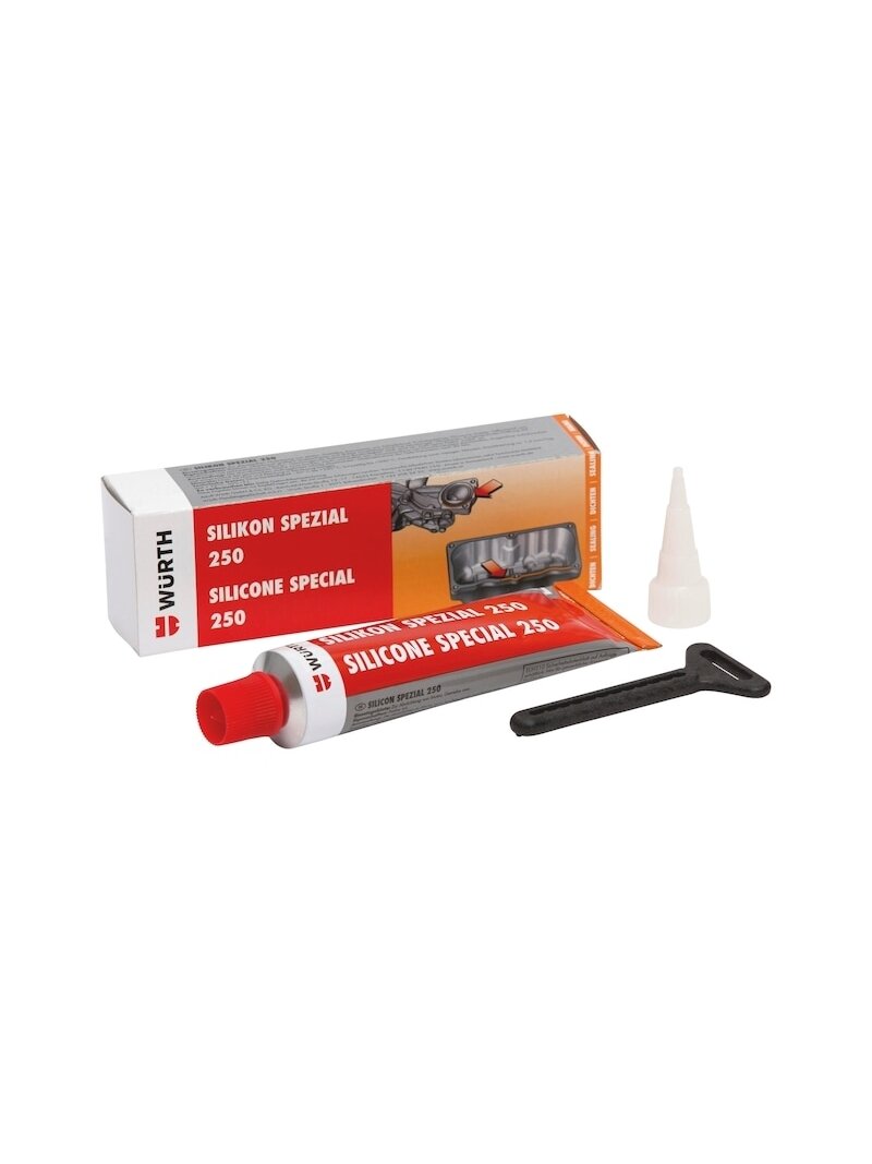 WURTH SPECIALUSIS SILIKONAS 250 JUODAS 70ML WURTH SPECIALUSIS SILIKONAS 250 JUODAS 70ML