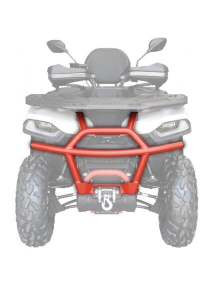 XRW FRONT BUMPER ALU SX5 RED 2560 - SEGWAY SNARLER AT5 S / L