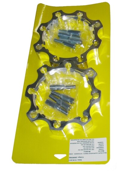 XRW FRONT WHEEL SPACERS POLARIS - 35mm Ø156 - Ø145 1