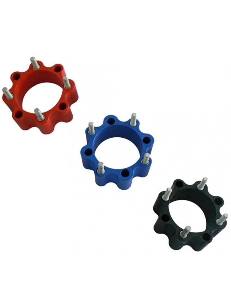 XRW WHEEL SPACERS POLYAMIDE RED - 45mm Ø115 - Ø110
